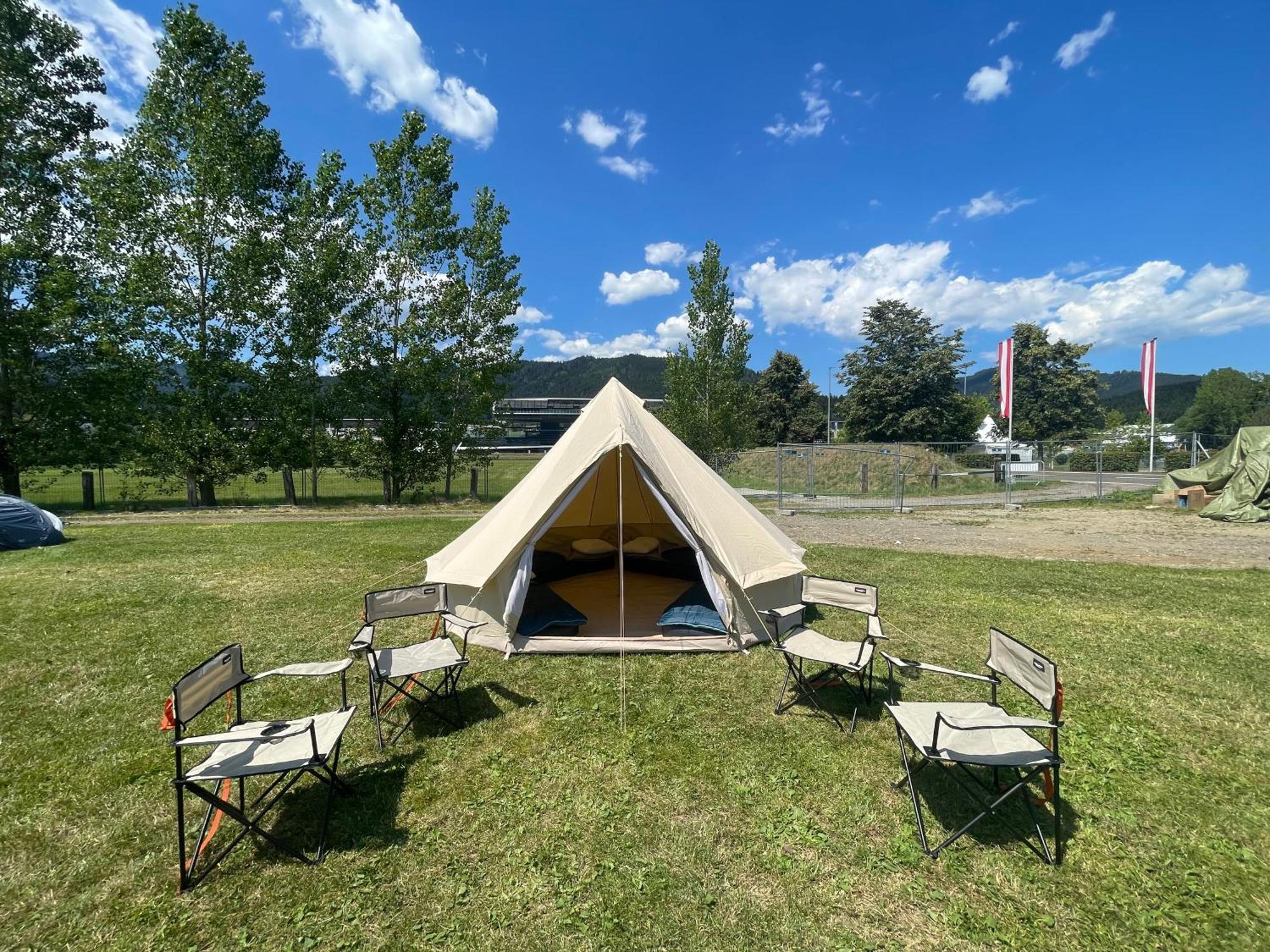 Grandprixcamp, Closest To The Red Bull Ring, Up To 4 Guests In A Tent Spielberg Bei Knittelfeld Eksteriør billede